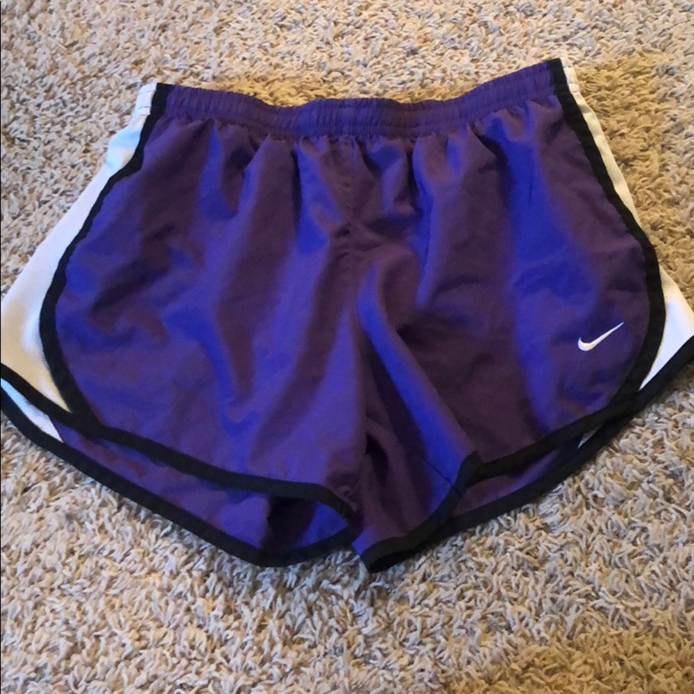 Nike purple shorts size large